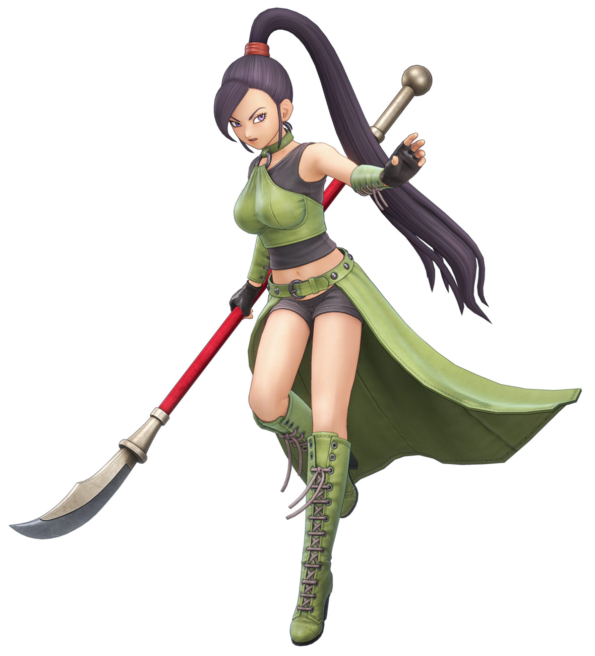 Jade, Combat Pose Artwork from Dragon Quest XI: Echoes of an Elusive Age