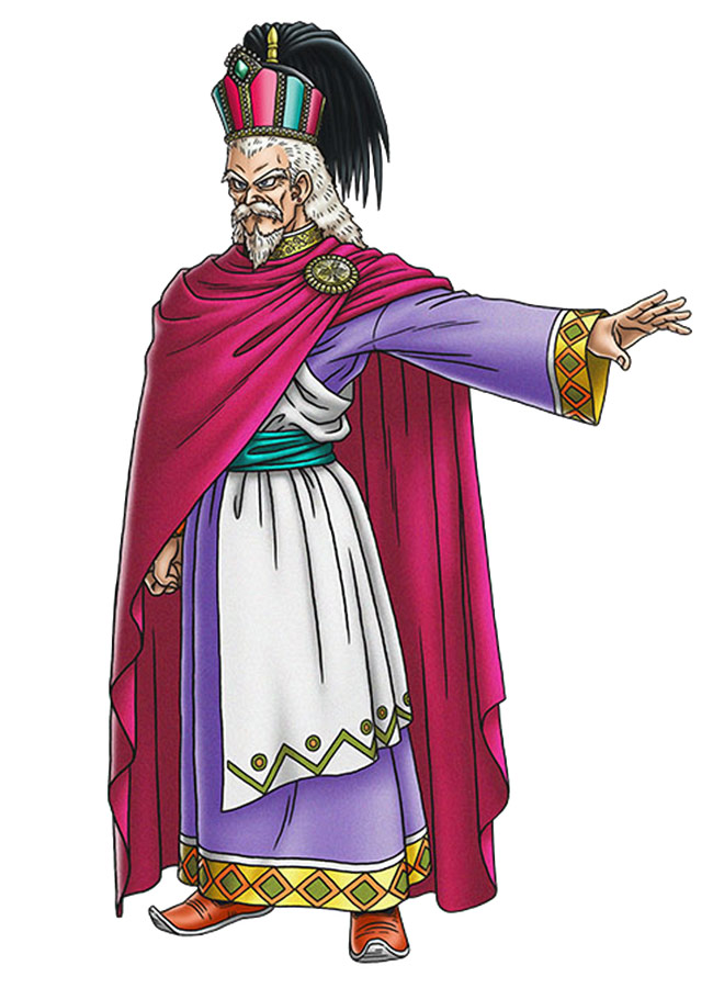 King of Delcadar Concept Artwork from Dragon Quest XI: Echoes of an Elusive Age