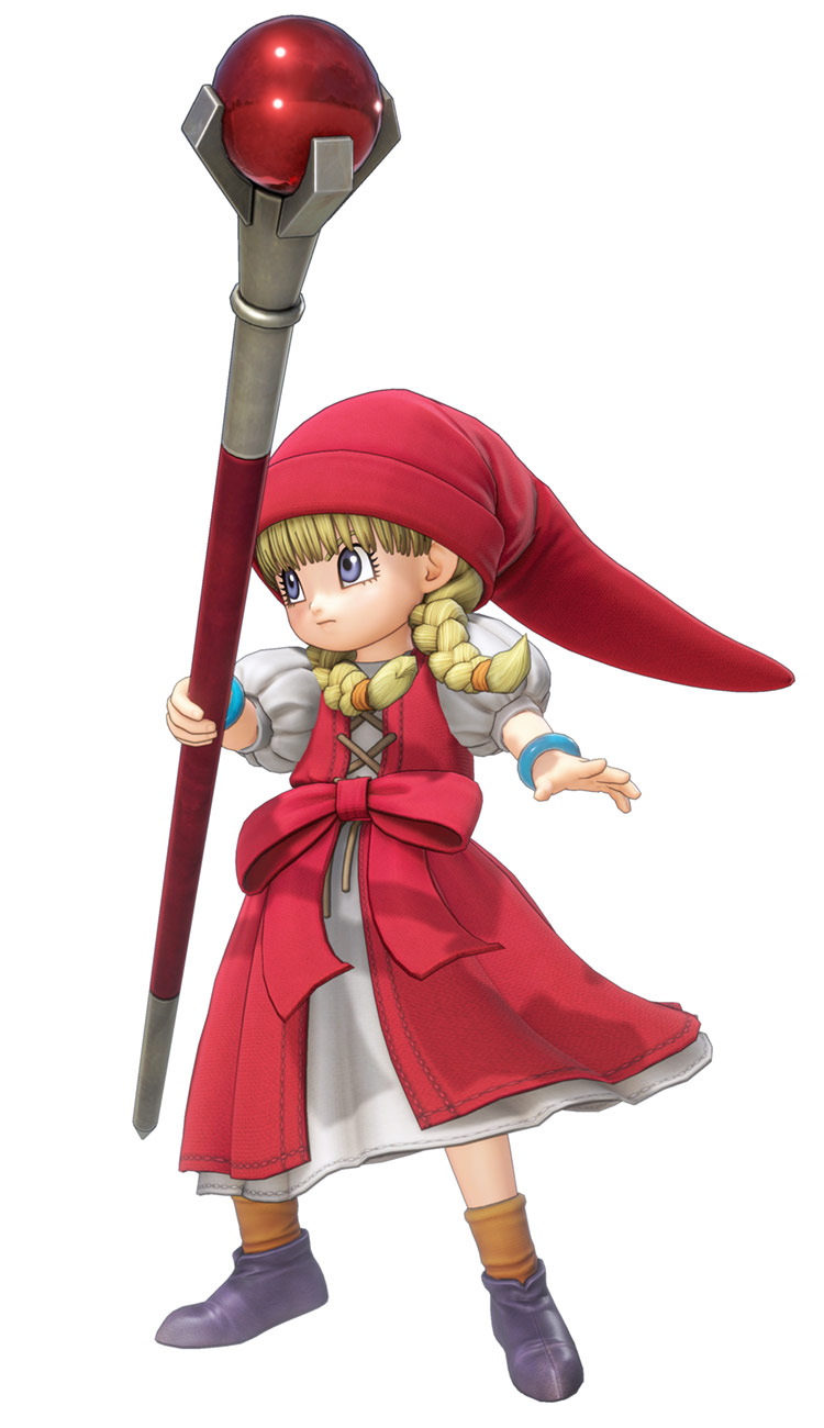 Veronica, Combat Pose Artwork from Dragon Quest XI: Echoes of an Elusive Age