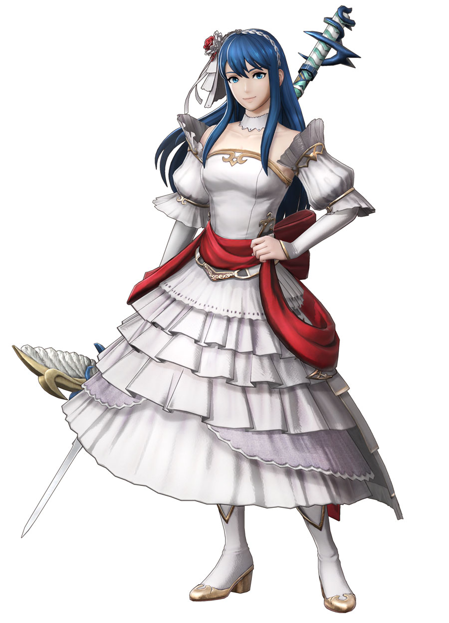 Caeda, Bride Costume Artwork from Fire Emblem Warriors