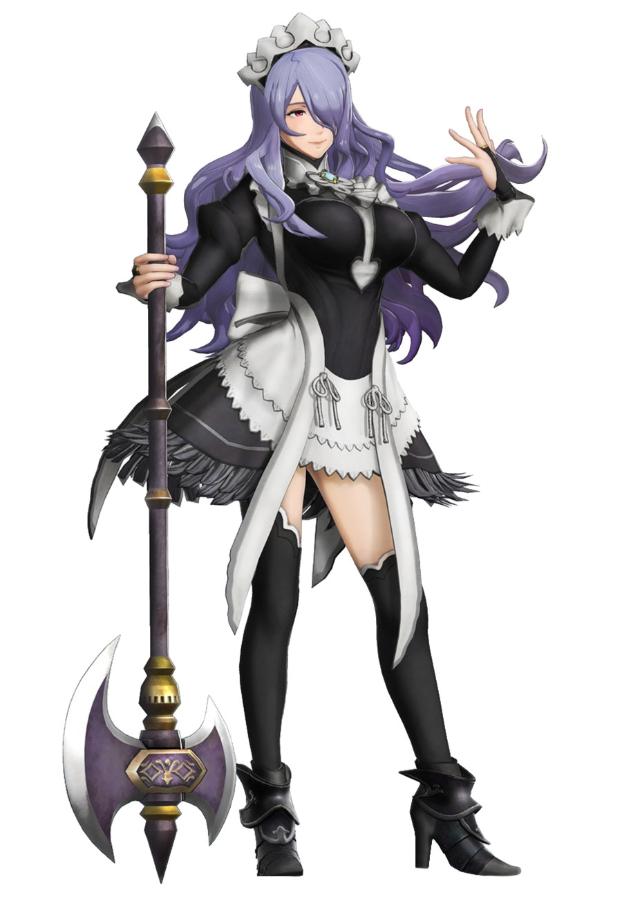 Camilla, Maid Costume Artwork from Fire Emblem Warriors