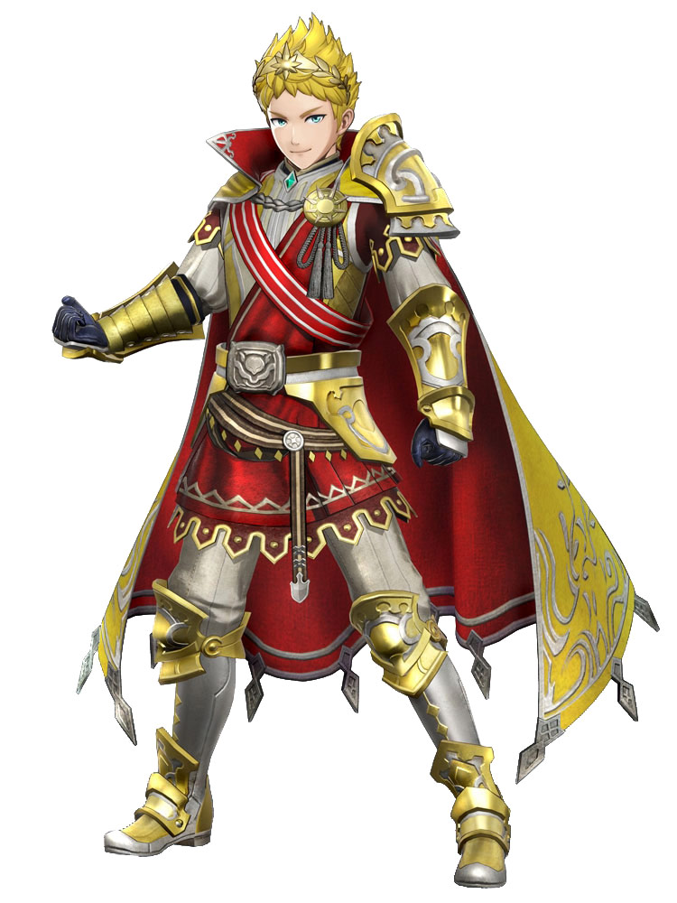 Rowan, Gold Prince Costume Artwork from Fire Emblem Warriors