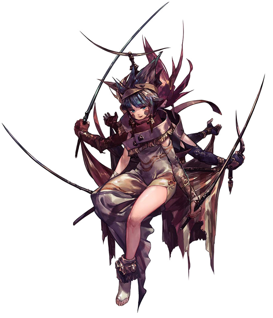 Asura Concept Art from Final Fantasy Dimensions II