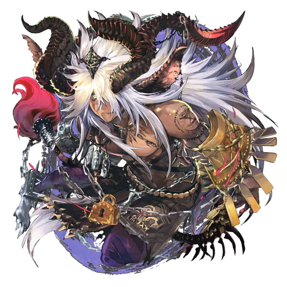 Dark Ifrit Concept Art from Final Fantasy Dimensions II