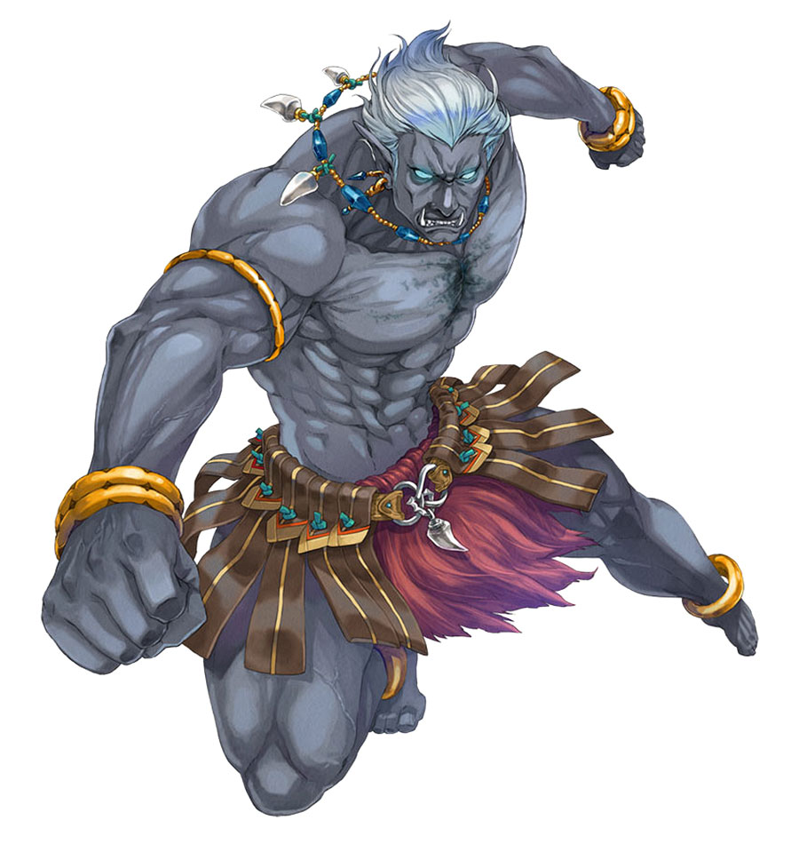 Dark Titan Concept Art from Final Fantasy Dimensions II