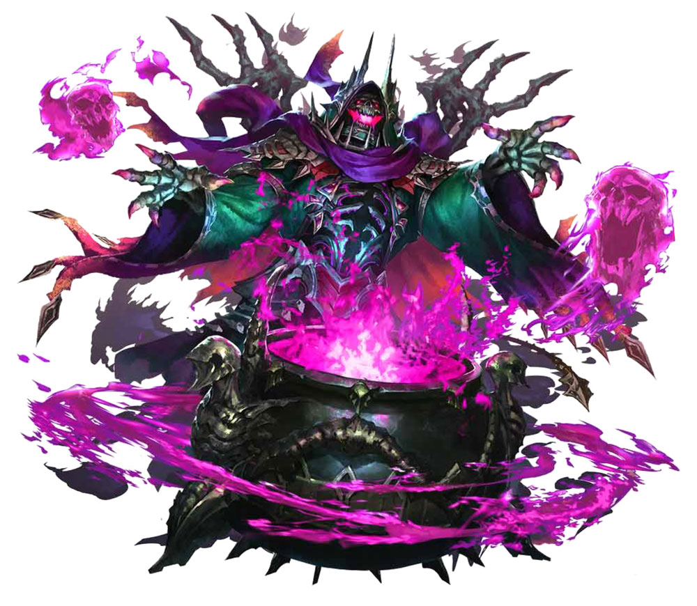 God Hades Concept Art from Final Fantasy Dimensions II