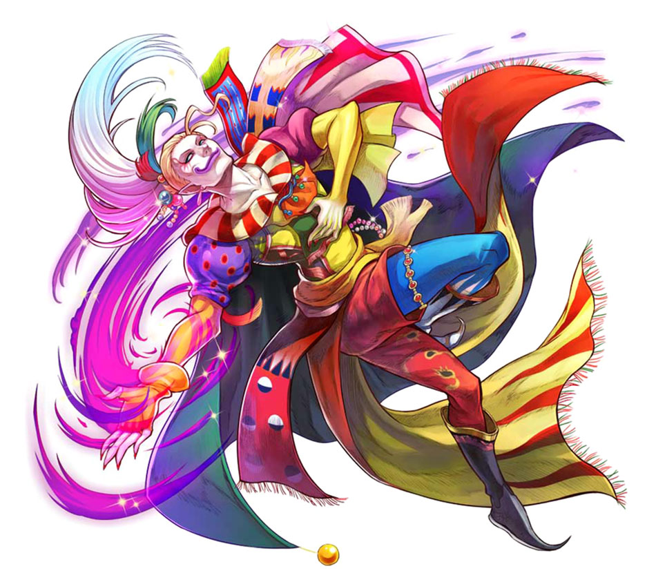 Kefka Concept Art from Final Fantasy Dimensions II