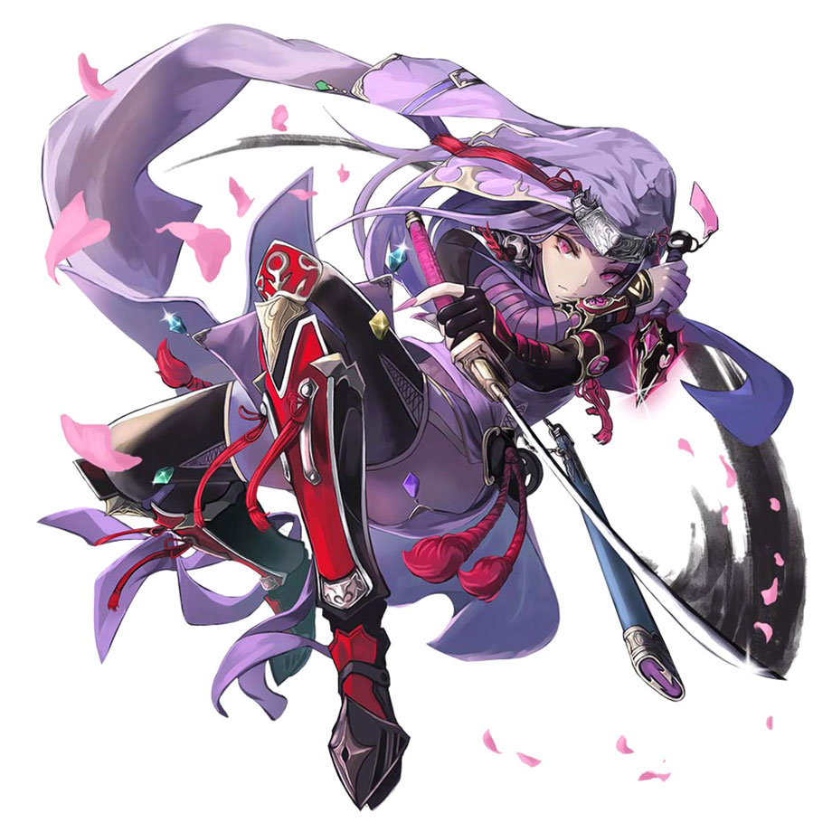 Kunoichi Concept Art from Final Fantasy Dimensions II