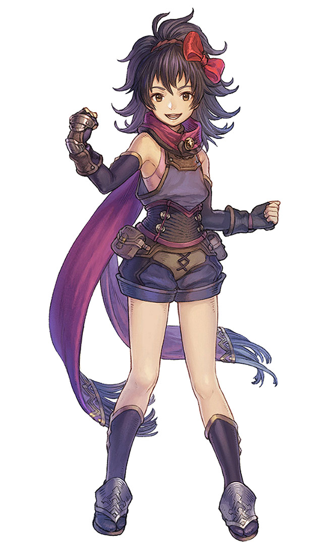 Maina Concept Art from Final Fantasy Dimensions II