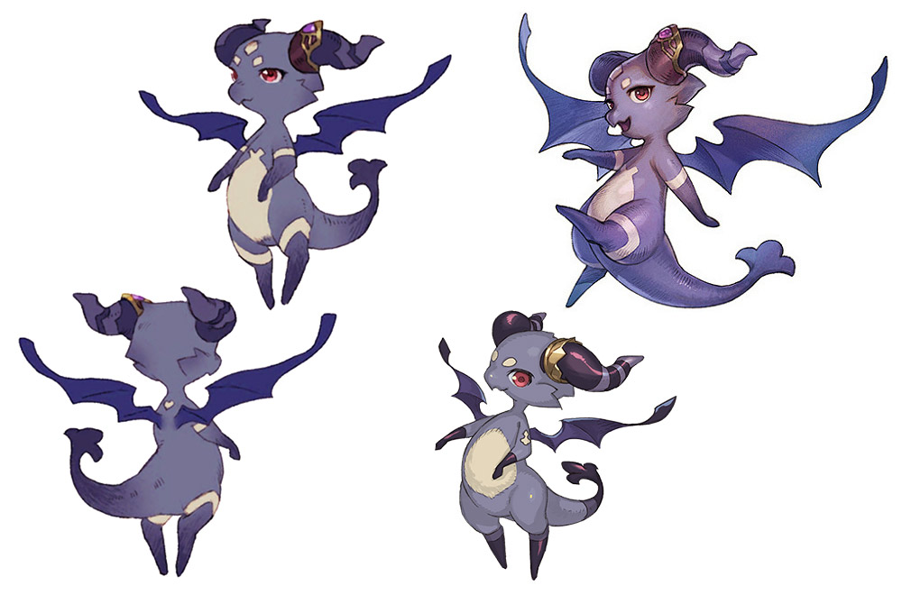 Mootie Concept Artwork from Final Fantasy Dimensions II