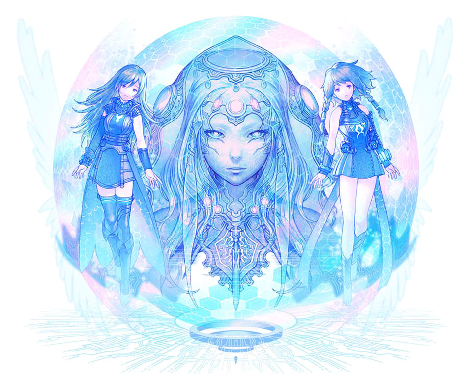 Mother Brain Concept Art from Final Fantasy Dimensions II