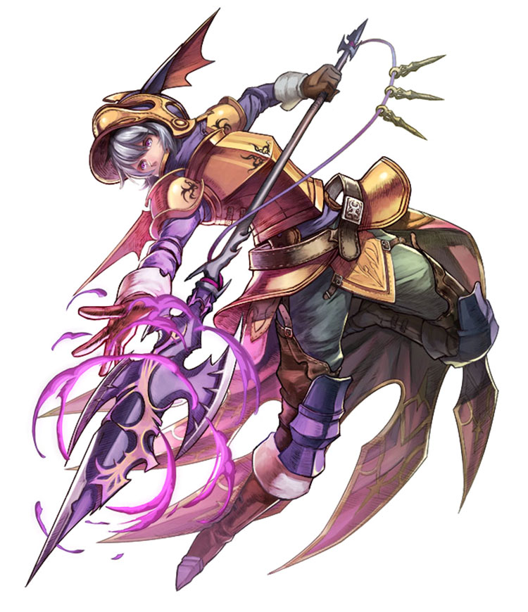 Onion Dragoon Concept Art from Final Fantasy Dimensions II