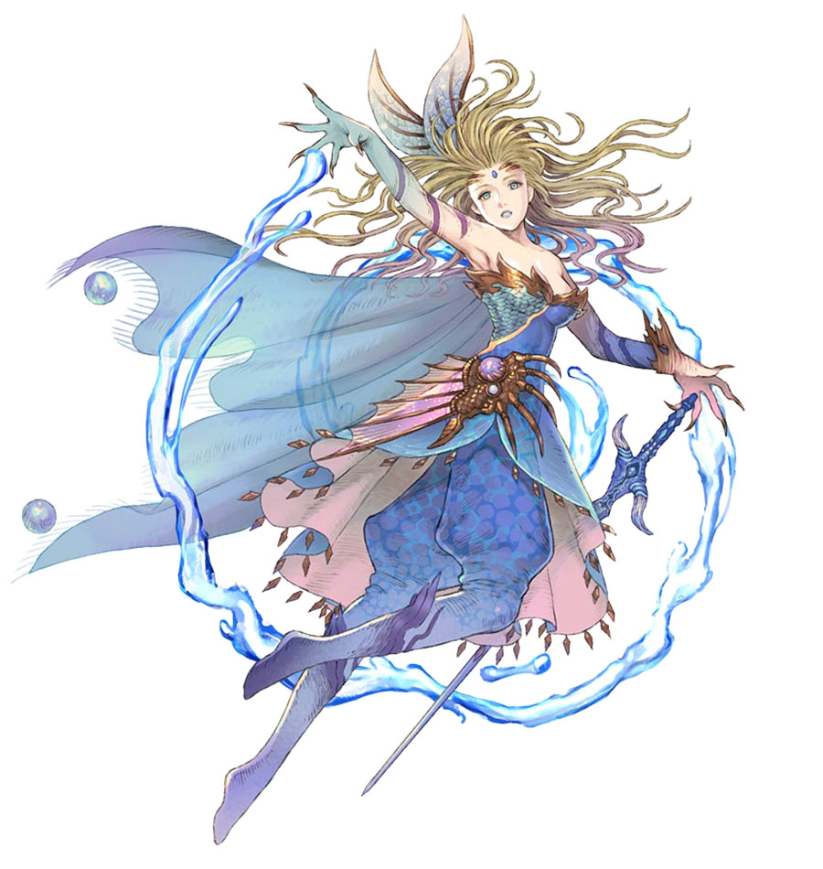 Siren Omega Concept Art from Final Fantasy Dimensions II