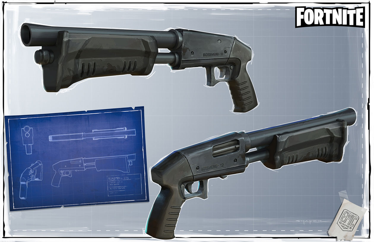 Longarm Enforcer Concept Art from Fortnite