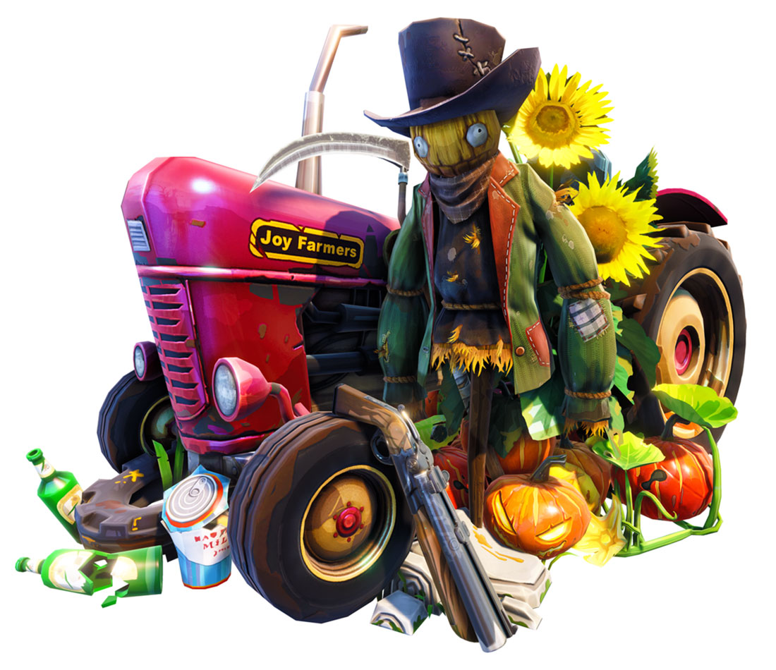 Scarecrow Artwork from Fortnite
