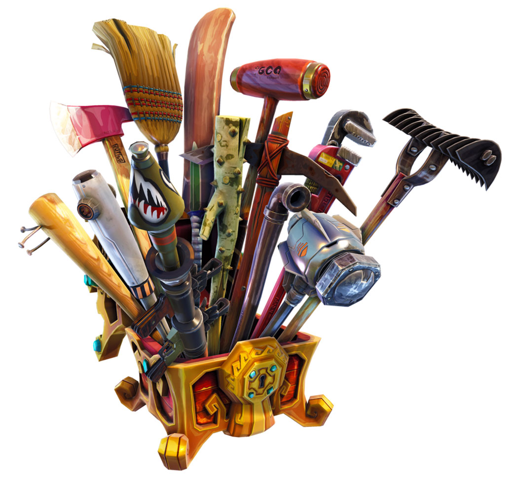 Weapons Loot Artwork from Fortnite