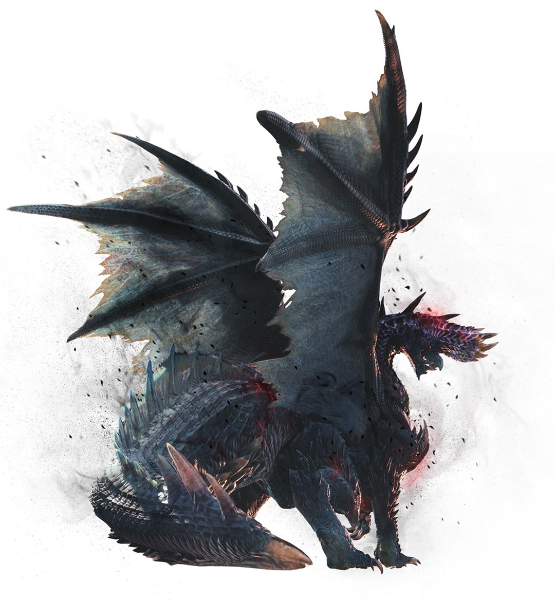 Alatreon Artwork from Monster Hunter: World
