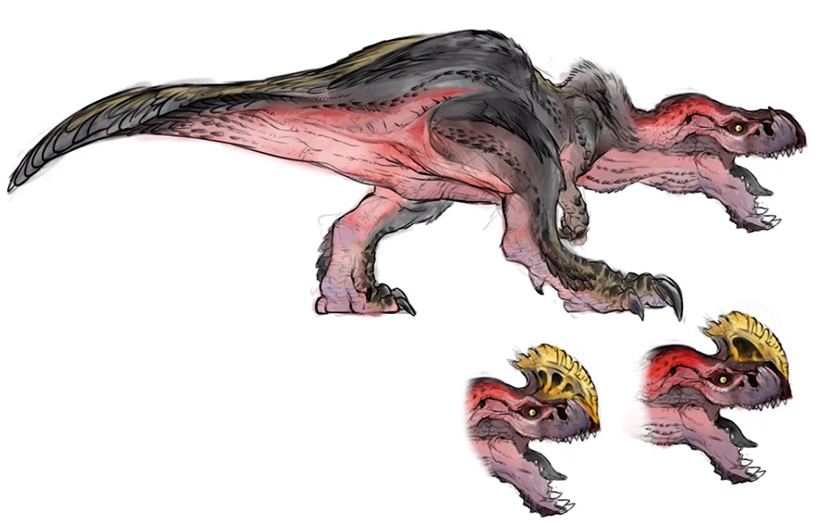 Anjanath Concept Artwork from Monster Hunter: World