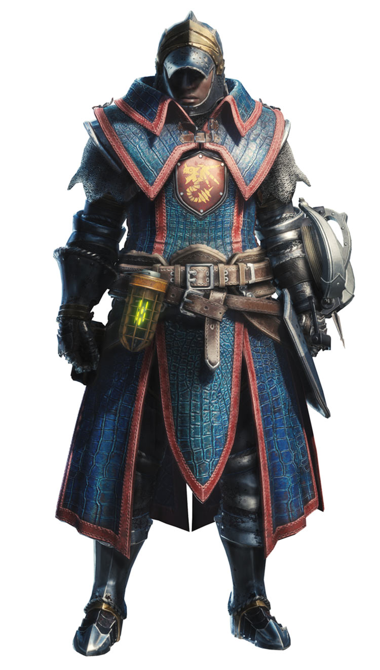 Male Guardian Armor Artwork from Monster Hunter: World