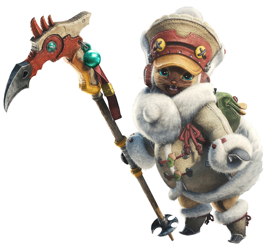 Palico Winter Gear Artwork from Monster Hunter: World