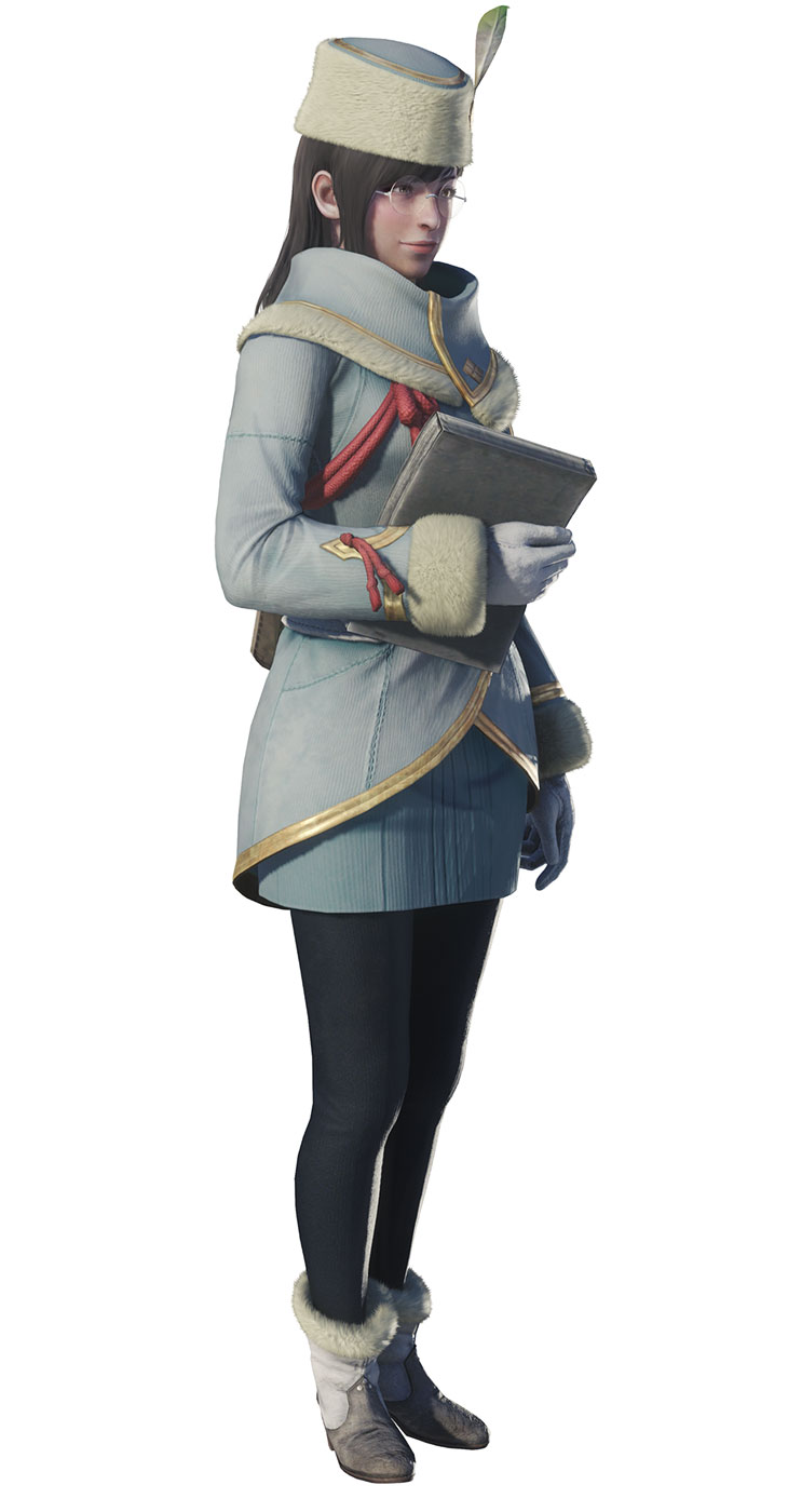 Resource Center Lass Artwork from Monster Hunter: World