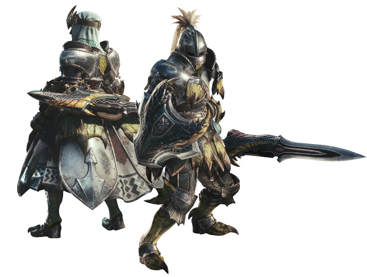 Sword & Shield: Naaga Seax Artwork from Monster Hunter: World