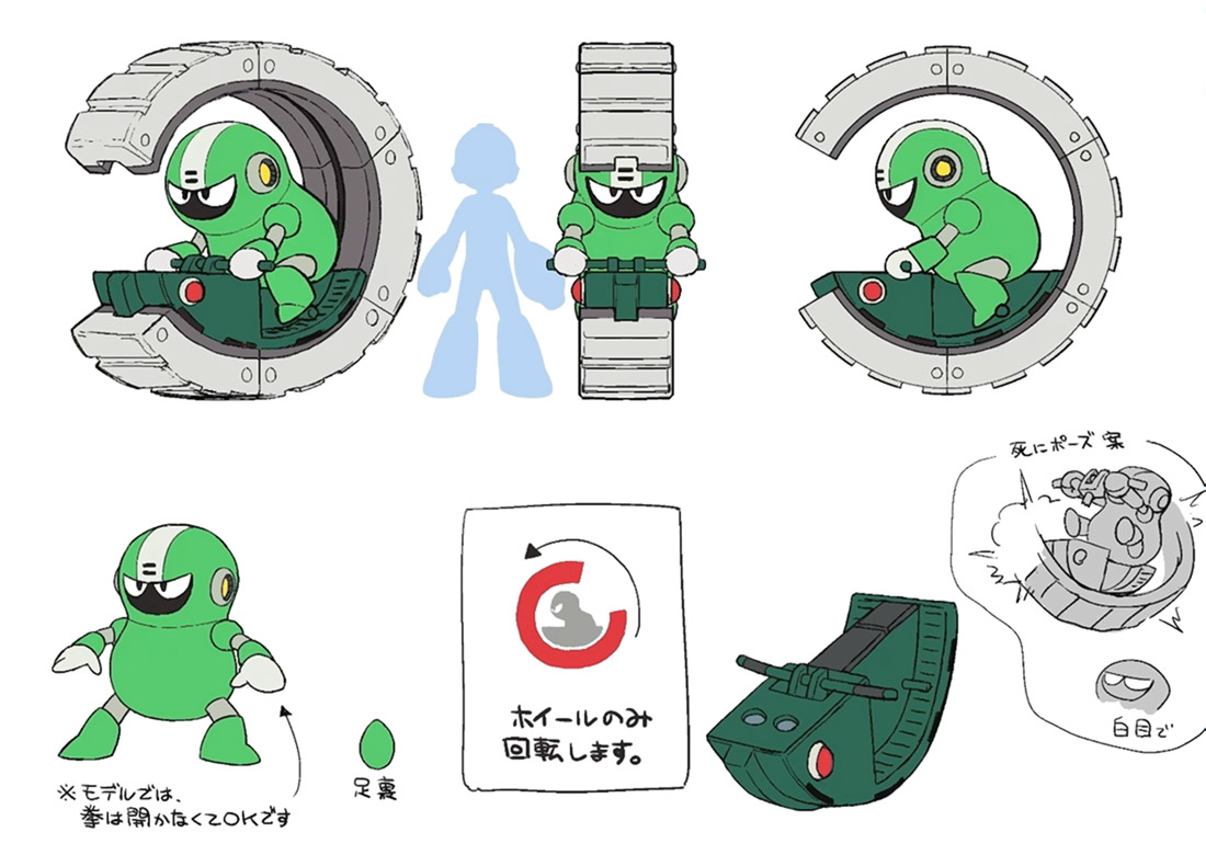 Enemy Concept Artwork from Mega Man 11