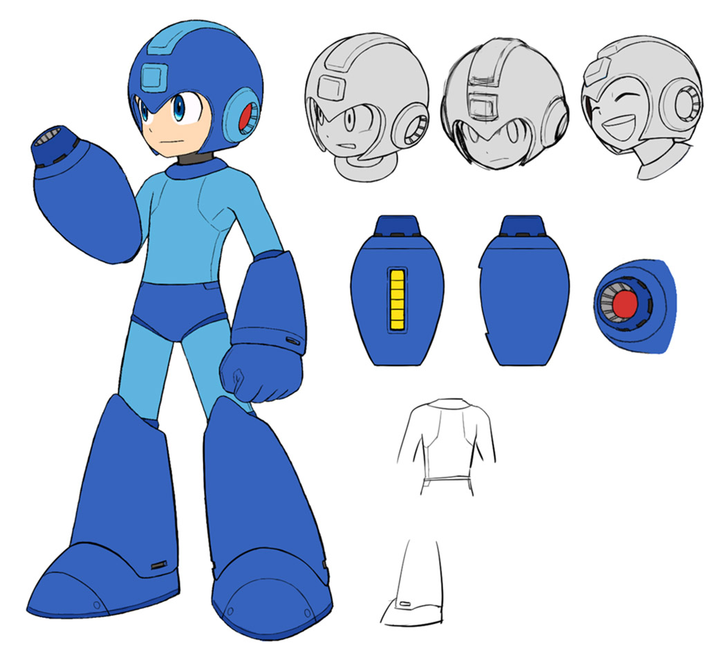 Mega Man Concept Artwork from Mega Man 11