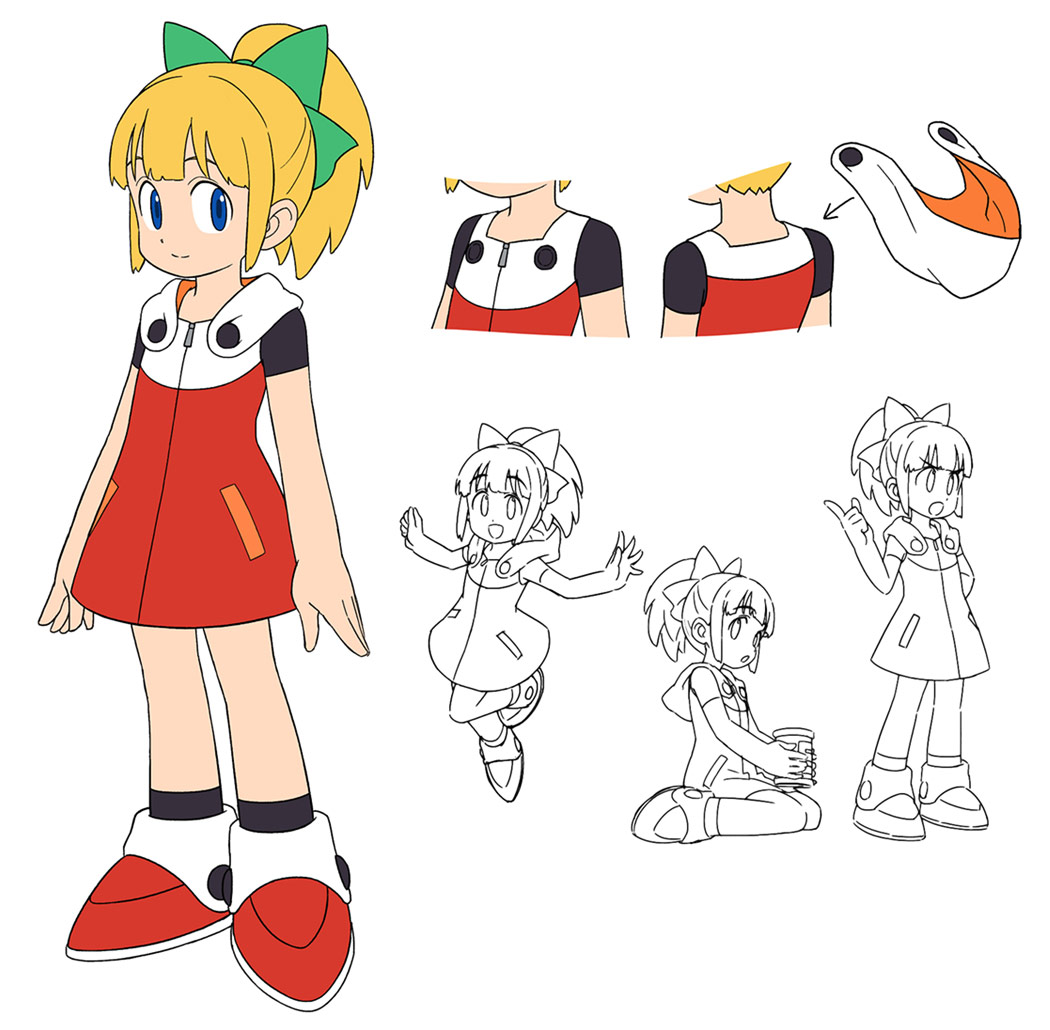 Roll Concept Artwork from Mega Man 11
