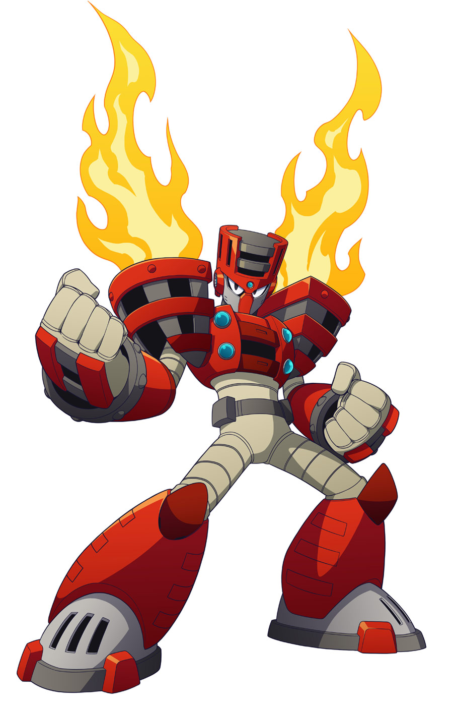 Torch Man Concept Art from Mega Man 11