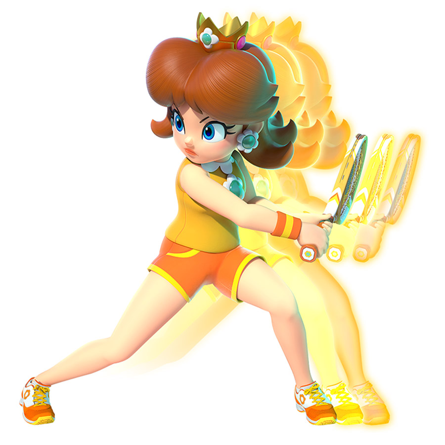 Daisy Artwork from Mario Tennis Aces