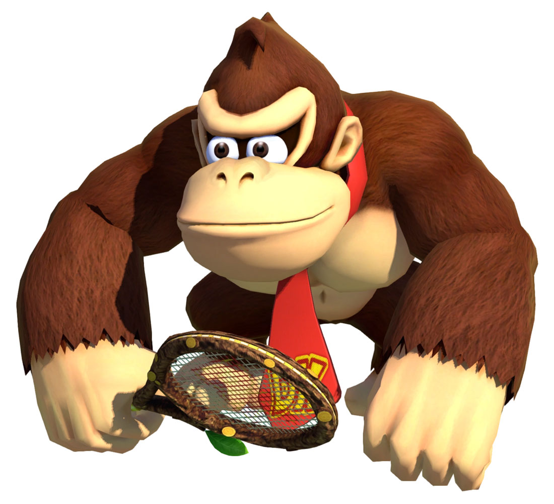 Donkey Kong Render from Mario Tennis Aces