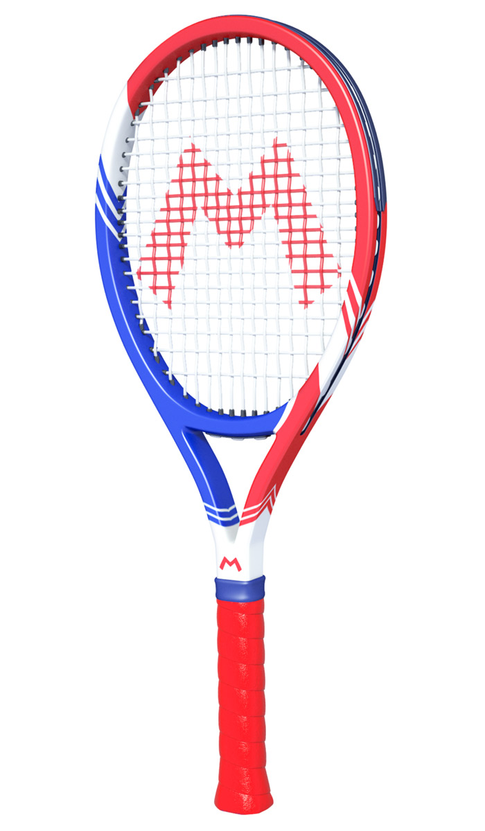 Mario's Tennis Racket Artwork from Mario Tennis Aces
