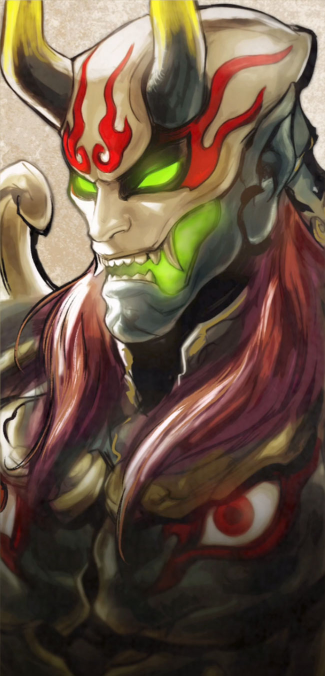 Yoshimitsu Story Portrait Concept Art from Soulcalibur VI