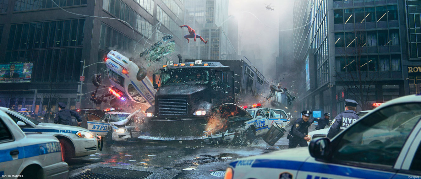 Action Key Artwork from Spider-Man (2018)