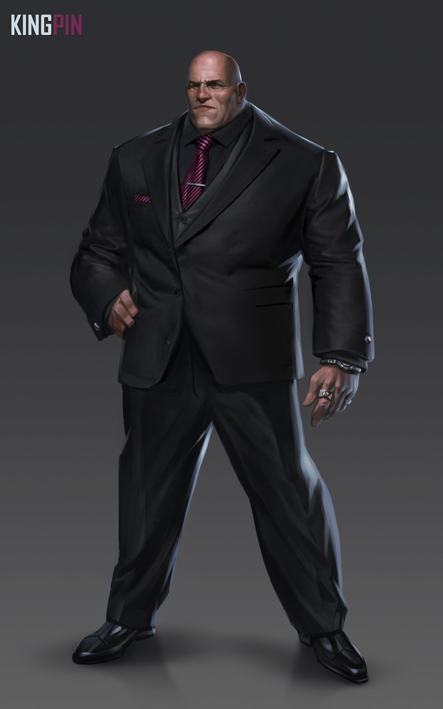 Kingpin (Wilson Fisk) Concept Art from Spider-Man (2018)