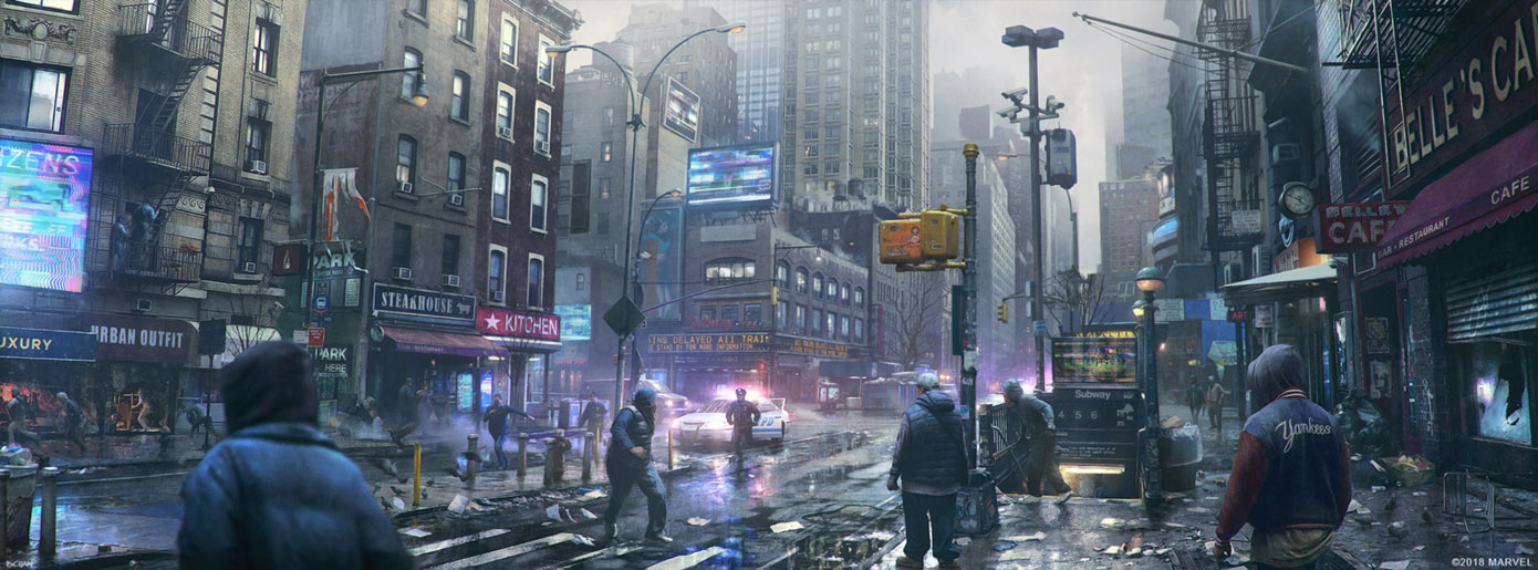 State of War Concept Two from Spider-Man (2018)