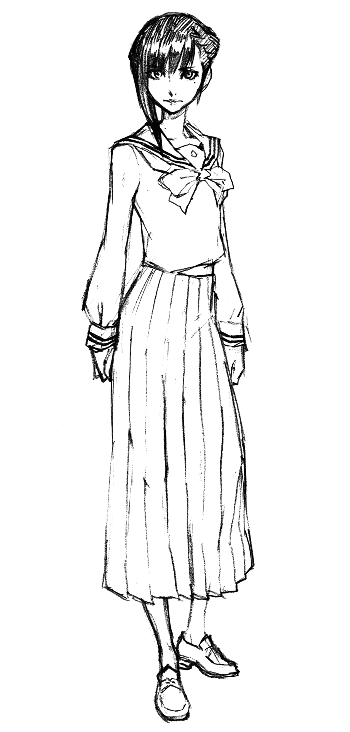 Rika Ryuzouji Sketch from Shin Megami Tensei Liberation Dx2