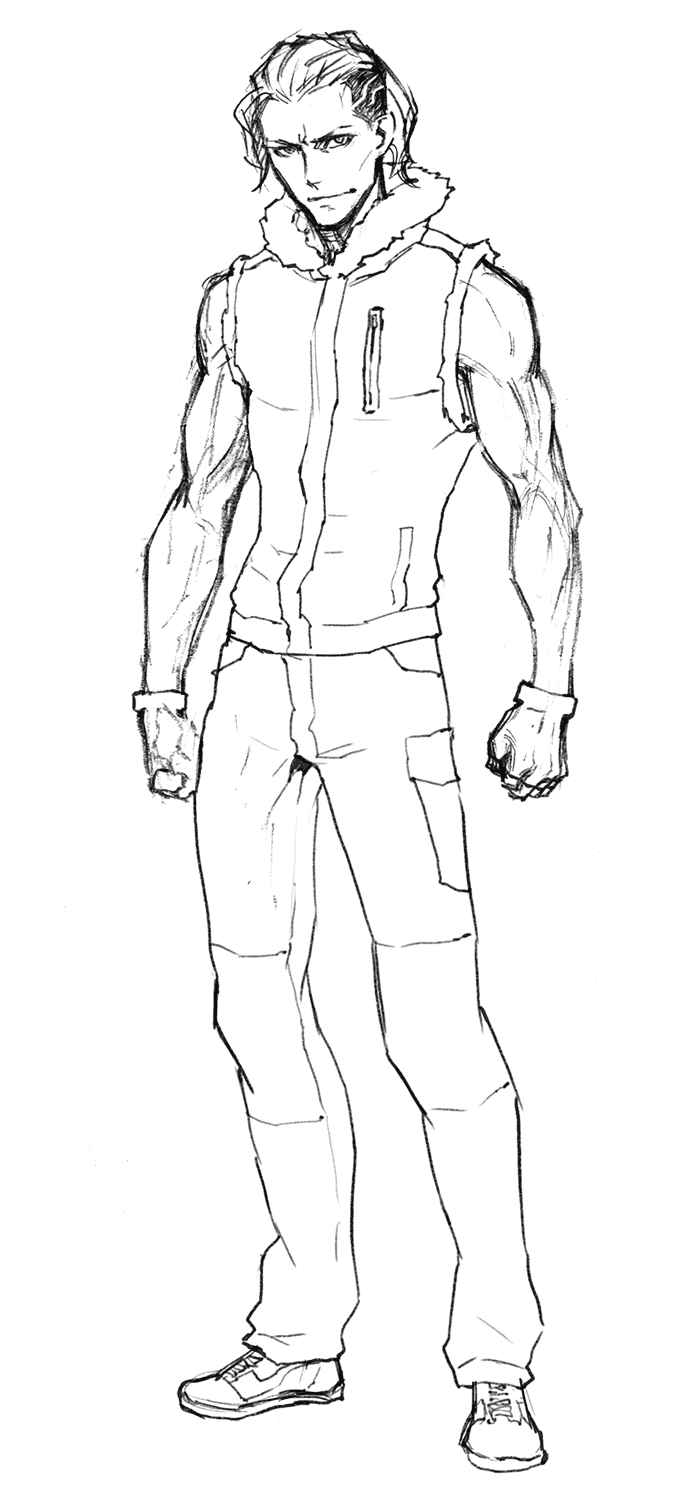 Tsai-Jung Yun Sketch from Shin Megami Tensei Liberation Dx2