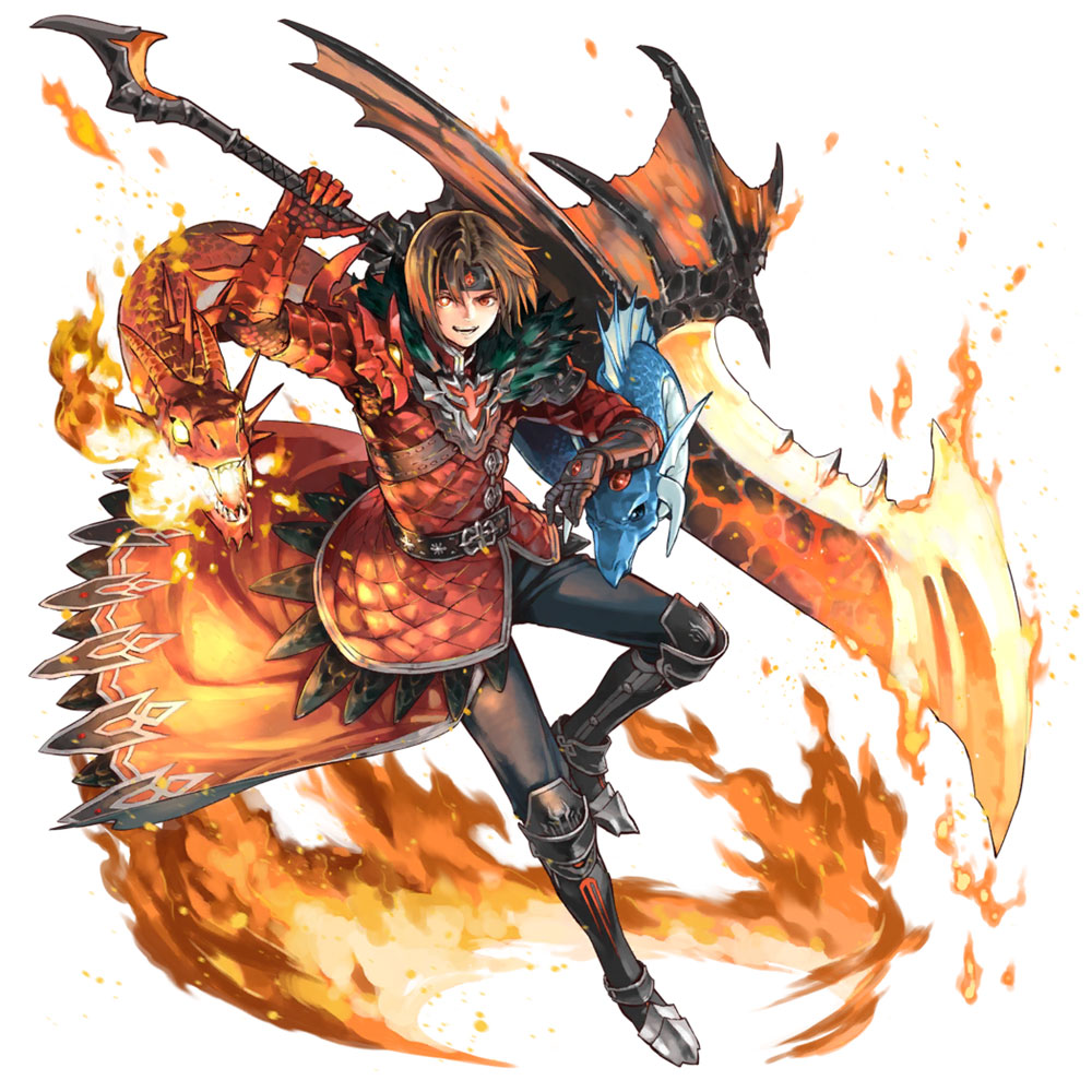 Blazing Ashton Concept Art from Star Ocean: Anamnesis