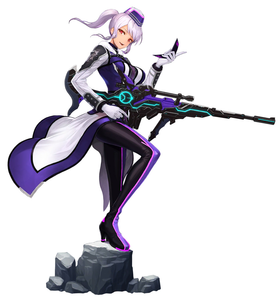 Healing Rifle Catalina Concept Art from Star Ocean: Anamnesis