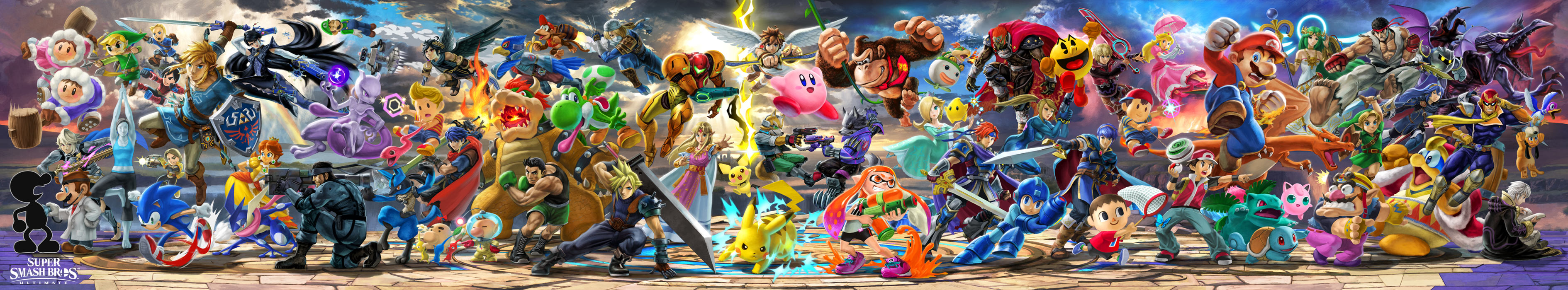 All Characters Artwork from Super Smash Bros. Ultimate