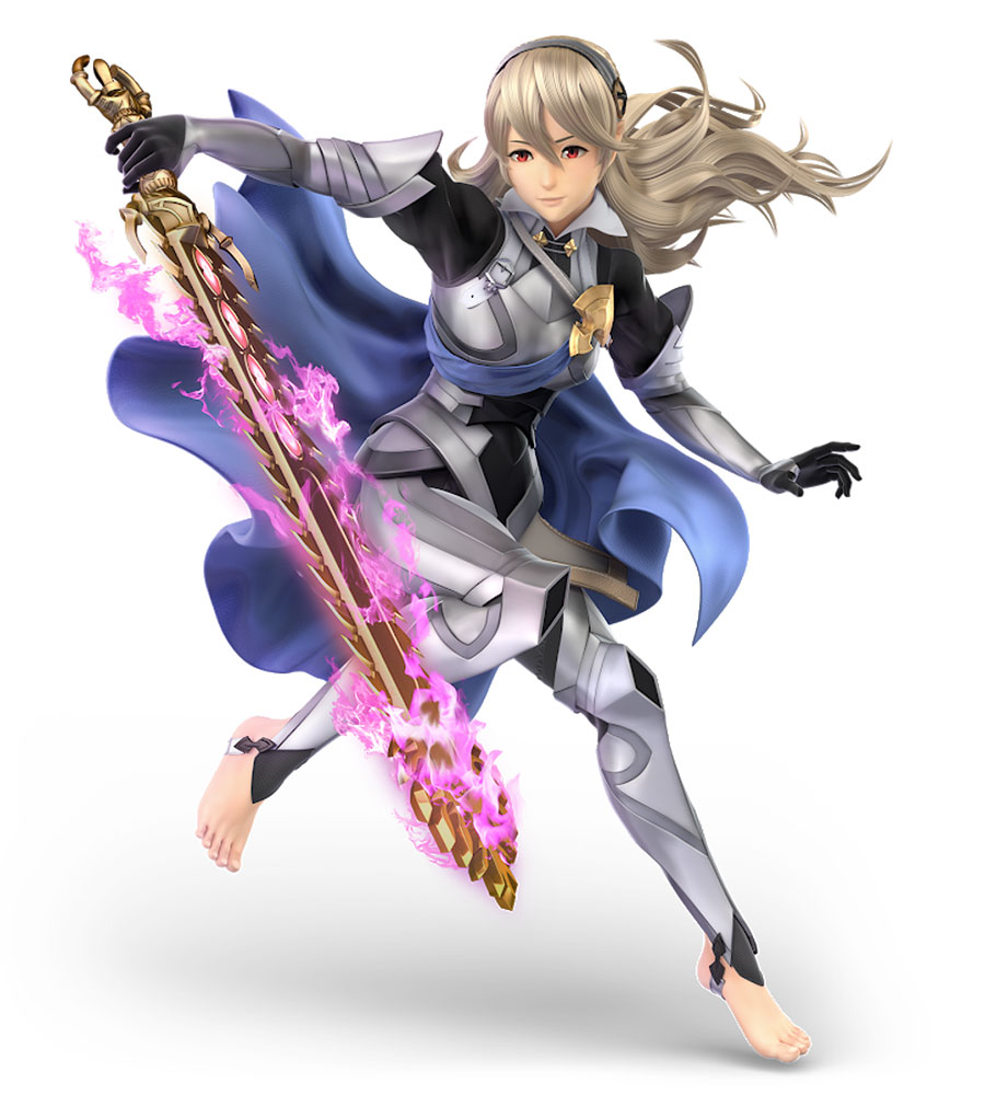 Female Corrin Artwork from Super Smash Bros. Ultimate