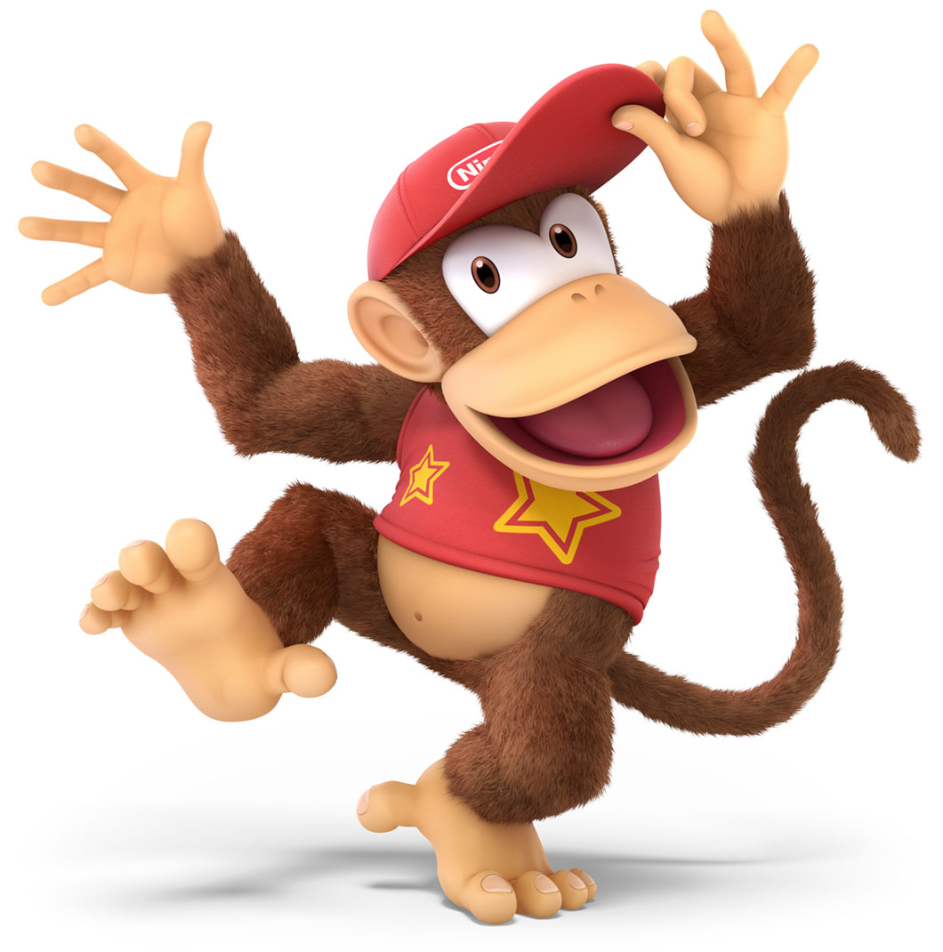 Diddy Kong Artwork from Super Smash Bros. Ultimate