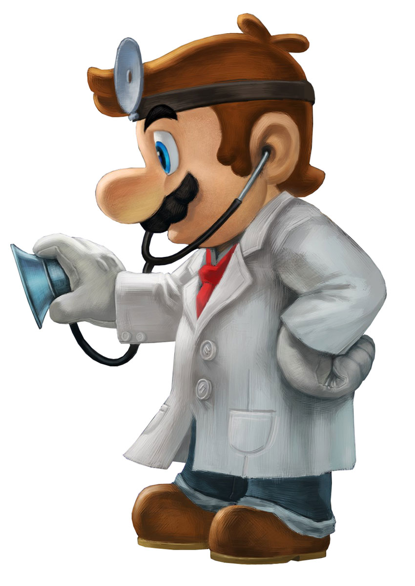 Doctor Mario Artwork from Super Smash Bros. Ultimate