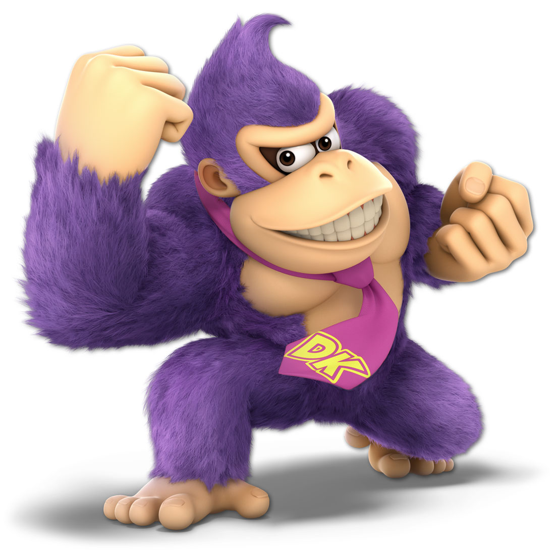 Purple Donkey Kong Artwork from Super Smash Bros. Ultimate