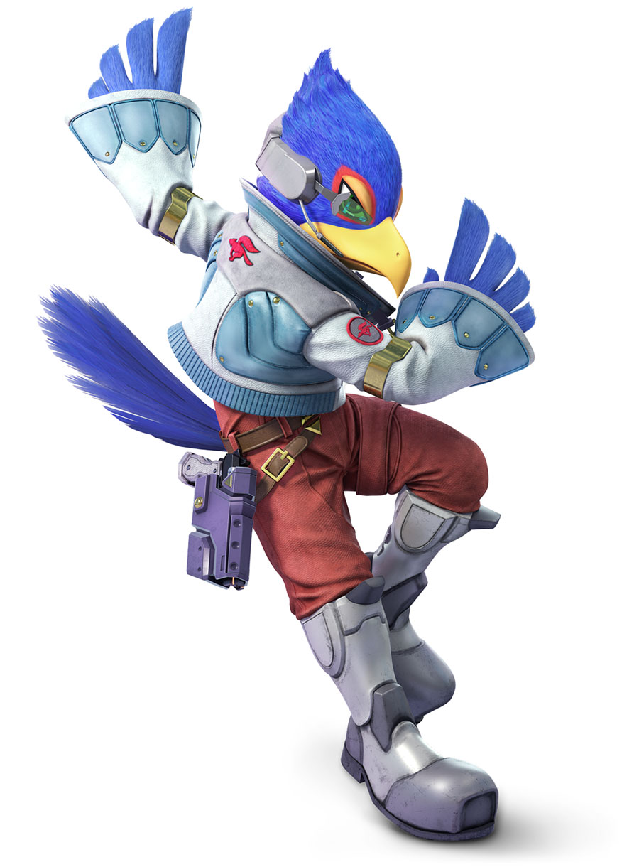 Falco Artwork from Super Smash Bros. Ultimate