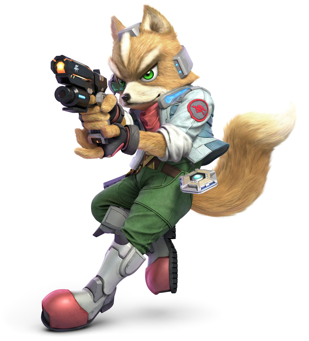 Fox McCloud Artwork from Super Smash Bros. Ultimate