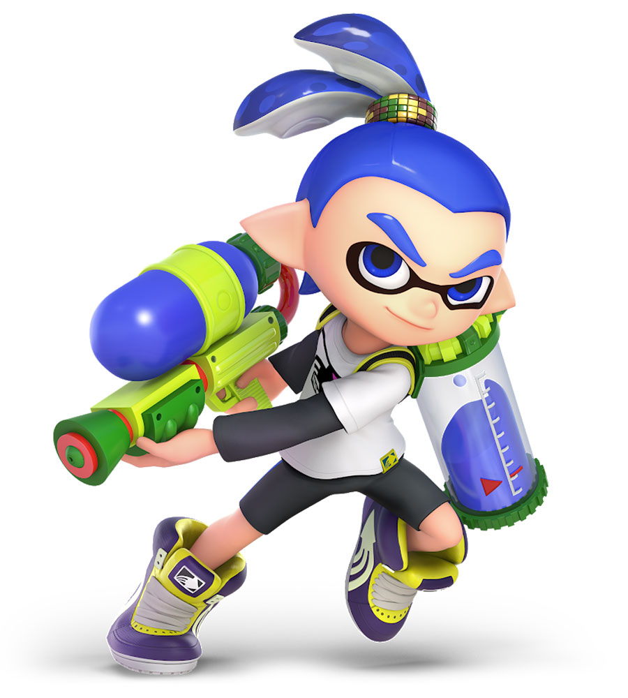 Inkling Boy Artwork from Super Smash Bros. Ultimate