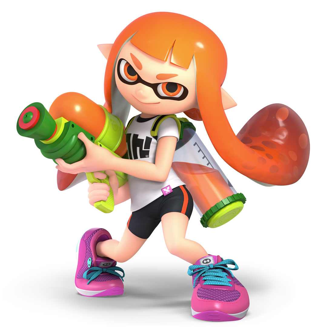 Inkling Artwork from Super Smash Bros. Ultimate